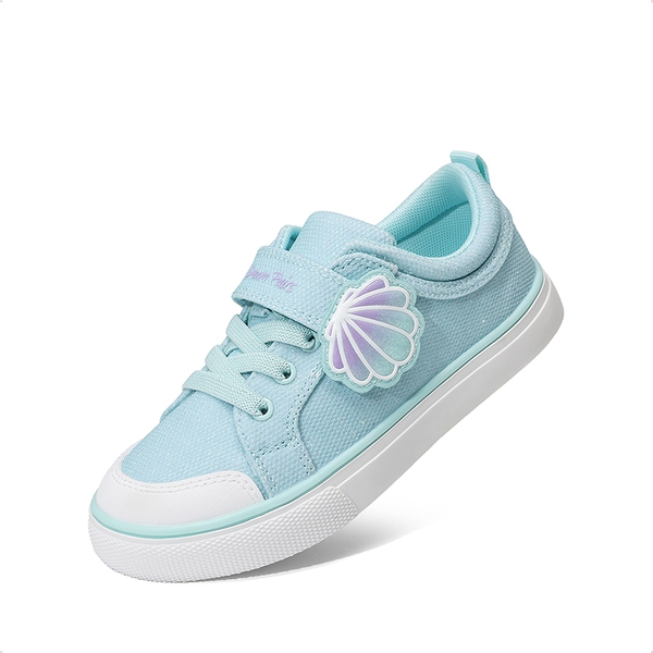 Toddler Girls’ Protective Rubber Toe Sneakers  - BLUE -  0