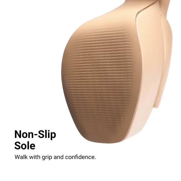 Women’s Platform Stiletto Heels with Cushioned Insole - NUDE - 7