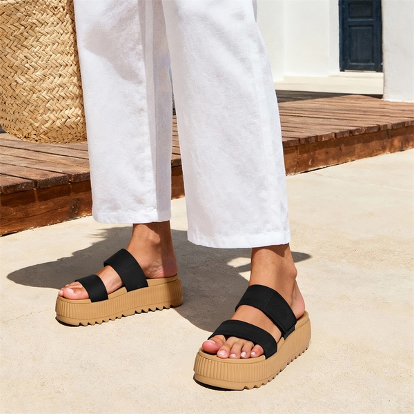 Women’s Lightweight Water-Resistant Sandals - BLACK - 2