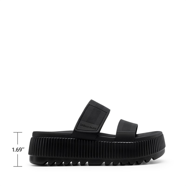 Women’s Lightweight Water-Resistant Sandals - ALL BLACK - 3