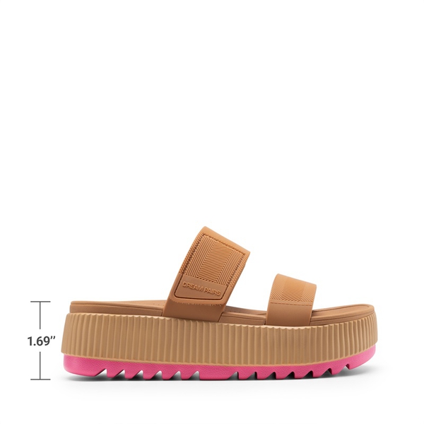 Women’s Lightweight Water-Resistant Sandals - CAMEL - 3