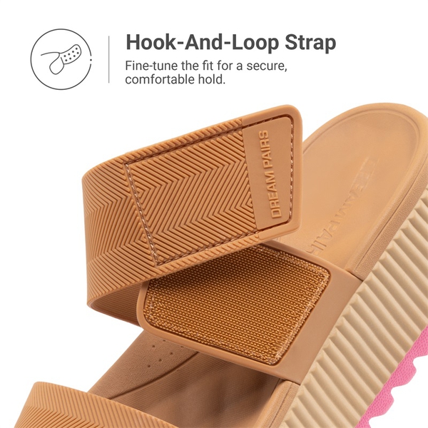 Women’s Lightweight Water-Resistant Sandals - CAMEL - 6