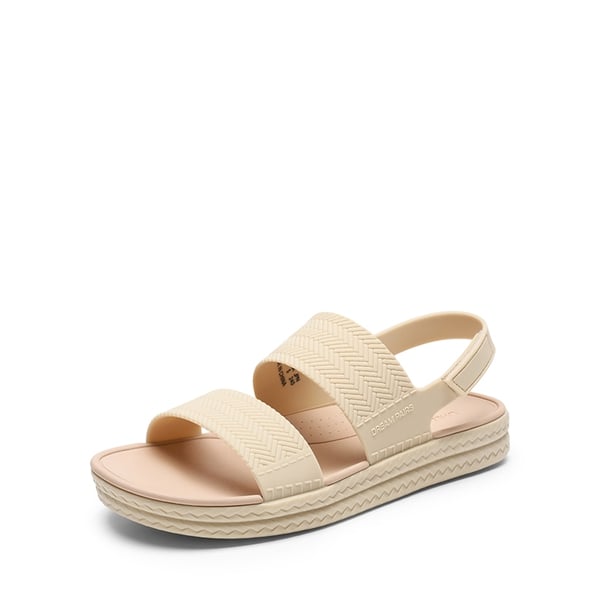 Women’s Lightweight Flat Sandals - BEIGE -  0
