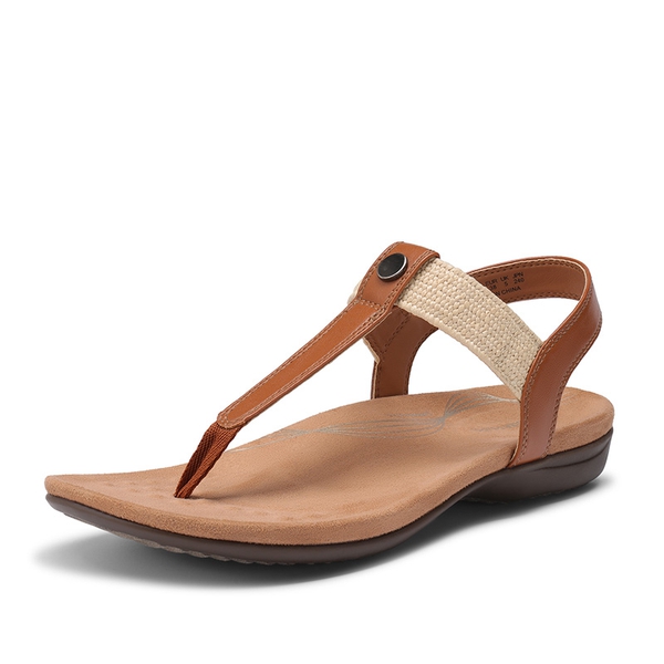 Women’s Orthopedic Arch Support Sandals - TAN -  0
