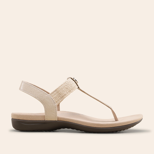 Women’s Orthopedic Arch Support Sandals - NUDE - 3