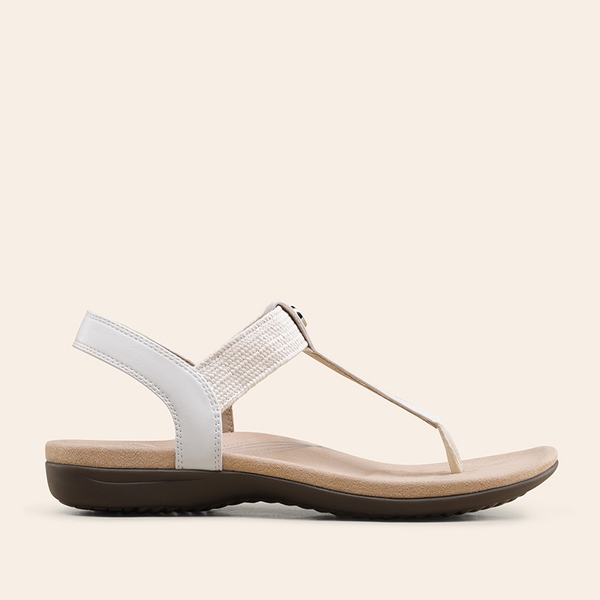 Women’s Orthopedic Arch Support Sandals - WHITE - 3