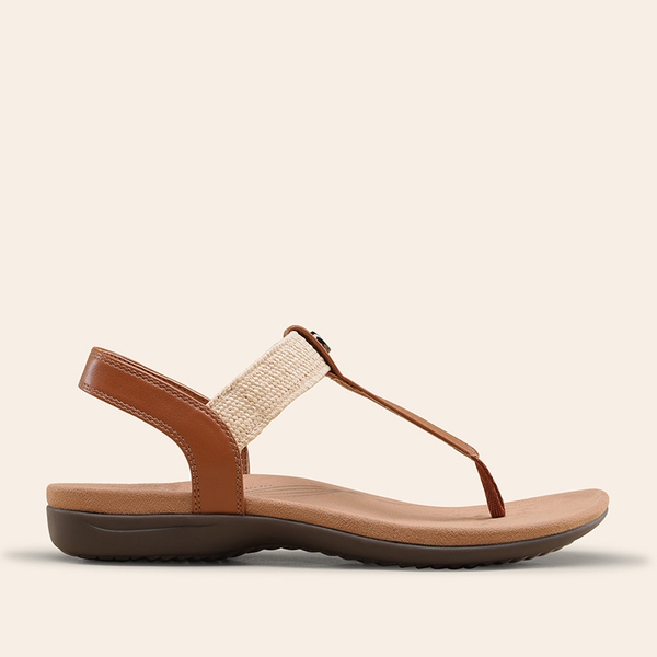 Women’s Orthopedic Arch Support Sandals - TAN - 3