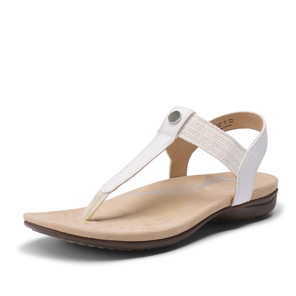 Women’s Orthopedic Arch Support Sandals - WHITE -  0