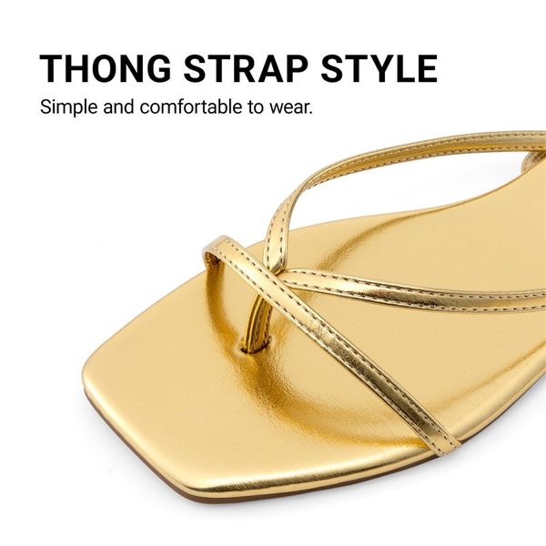 Women’s Lace-up Strappy Gladiator Sandals - GOLD - 6
