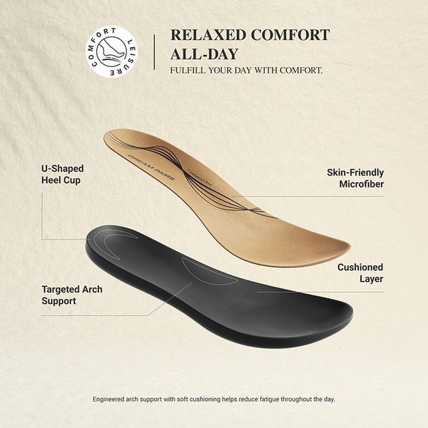 Women’s Lightweight Flat Sandals with Arch Support - BROWN - 7