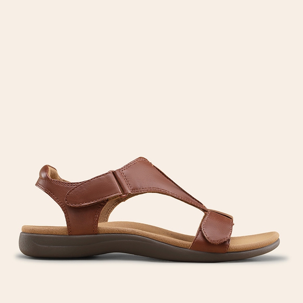 Women’s Dual Midsole Arch Support Sandals - BROWN - 3