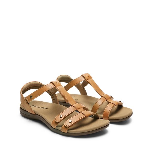 Women’s Modern Comfort Sandals with Arch Support - TAN - 5