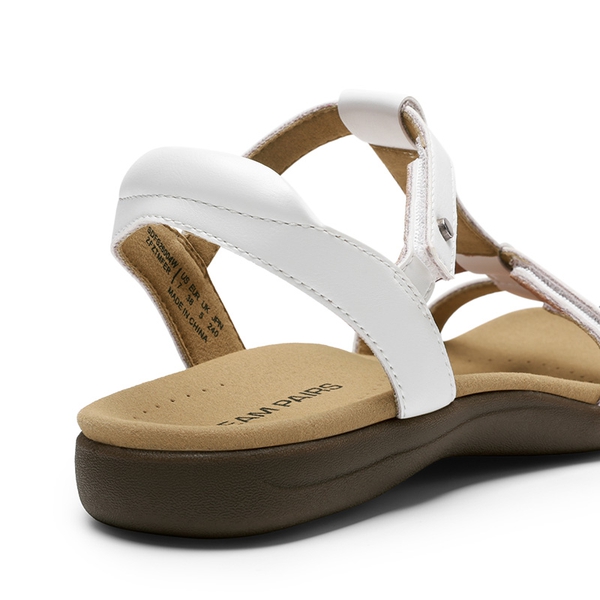Women’s Modern Comfort Sandals with Arch Support - WHITE - 6