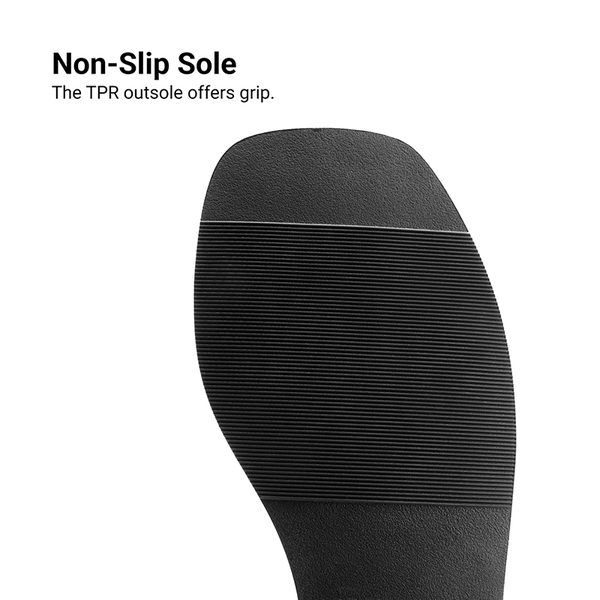 Women’s Strappy Sandals with Metal Accents - BLACK - 7