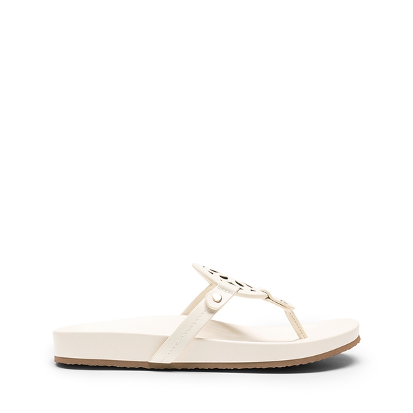 Women’s Stylish Slip-On Thong Sandals - BEIGE - 3