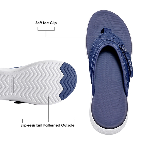 Comfort Flip Flop Sandals - NAVY - 3