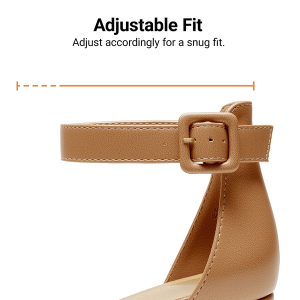 Annee Pointed Toe Low Chunky Heels Pump Shoes - NUDE PU - 6