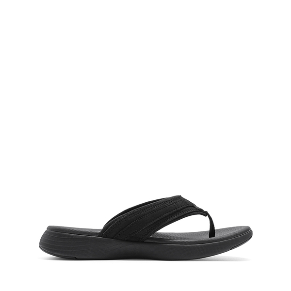 Comfort Flip Flop Sandals - BLACK - 1