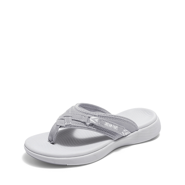 Comfort Flip Flop Sandals - GREY -  0