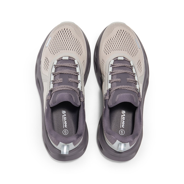 [MovePropel] Women's Comfortable Lifestyle Sneakers - GREY PINK/PURPLE-NEW - 4