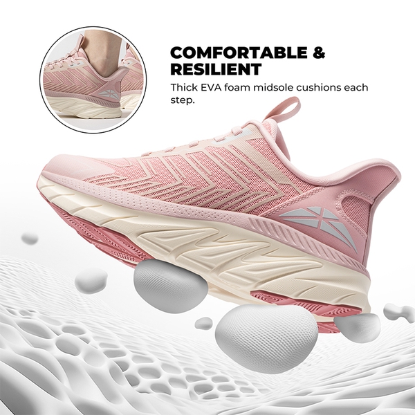 [ALLSWIFIT 2.0] Women's Comfortable Walking Sneakers - PINK-NEW - 1