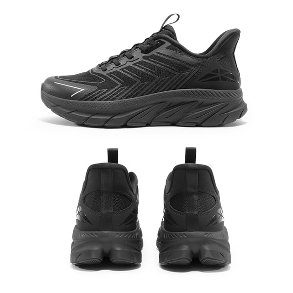 [ALLSWIFIT 2.0] Men's Comfortable Non-Slip Workout Sneakers - ALL BLACK-NEW - 6