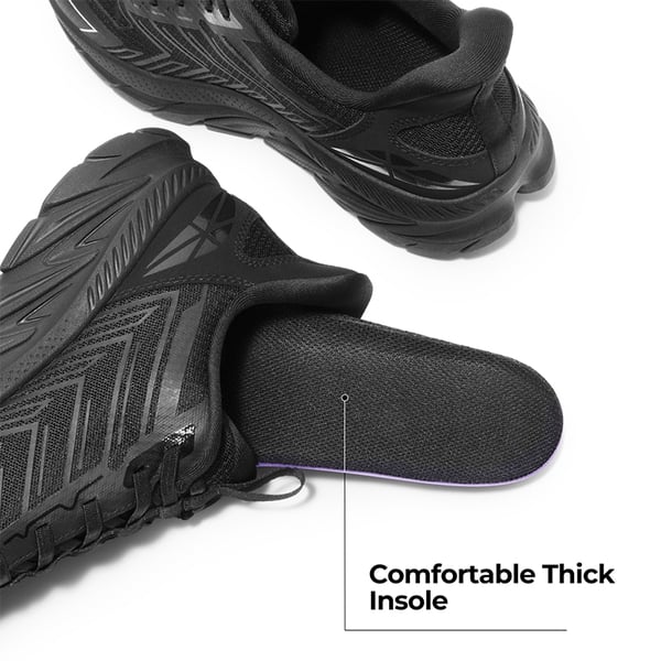 [ALLSWIFIT 2.0] Men's Comfortable Non-Slip Workout Sneakers - ALL BLACK-NEW - 3