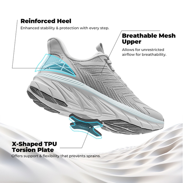 [ALLSWIFIT 2.0] Women's Comfortable Walking Sneakers - GREY-NEW - 3