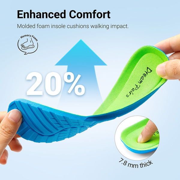 Kids’ Lace-Up Non-Slip Running Shoes - NEON GREEN/BLACK - 4