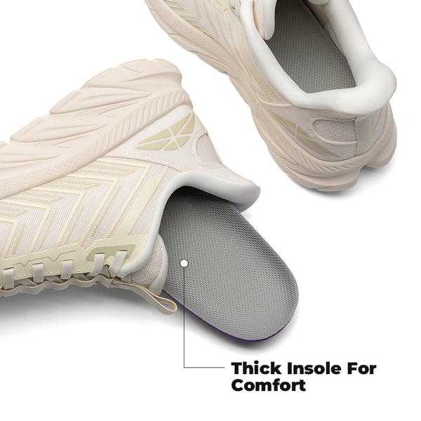 [ALLSWIFIT 2.0] Women's Comfortable Walking Sneakers - IVORY-NEW - 4