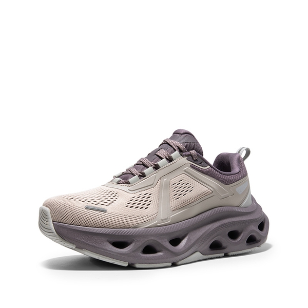[MovePropel] Women's Comfortable Lifestyle Sneakers - GREY PINK/PURPLE-NEW -  0