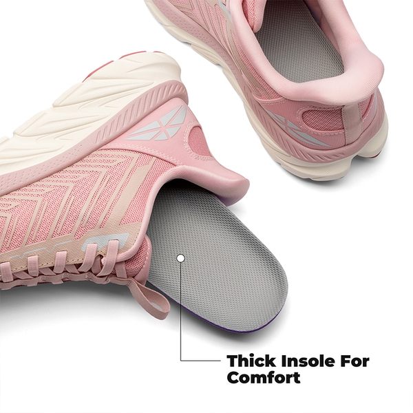 [ALLSWIFIT 2.0] Women's Comfortable Walking Sneakers - PINK-NEW - 4
