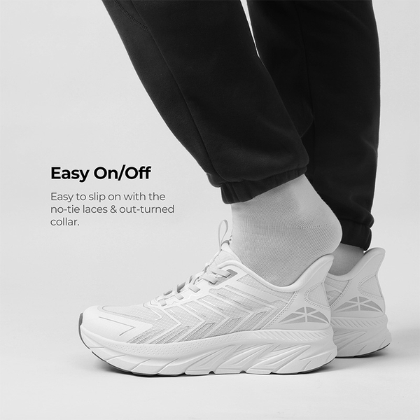 [ALLSWIFIT 2.0] Men's Comfortable Non-Slip Workout Sneakers - WHITE-NEW - 4