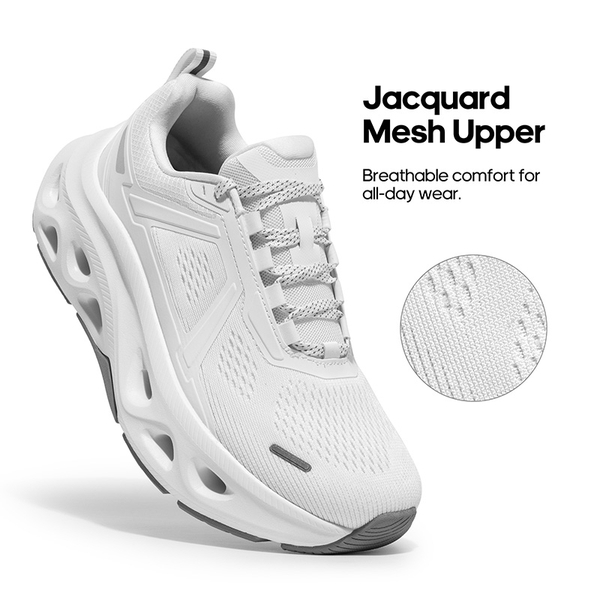 [MovePropel] Women's Comfortable Lifestyle Sneakers - WHITE-NEW - 6
