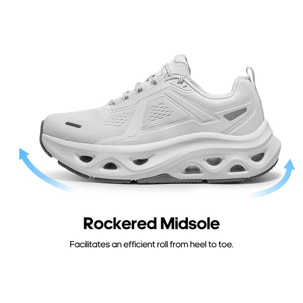 [MovePropel] Women's Comfortable Lifestyle Sneakers - WHITE-NEW - 5