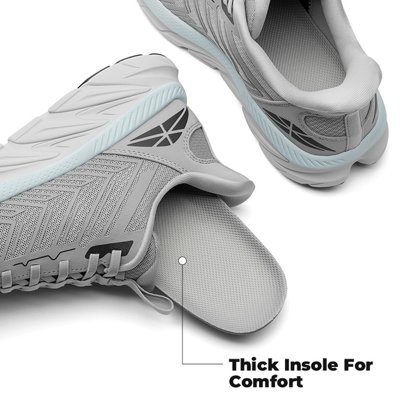 [ALLSWIFIT 2.0] Women's Comfortable Walking Sneakers - GREY-NEW - 4