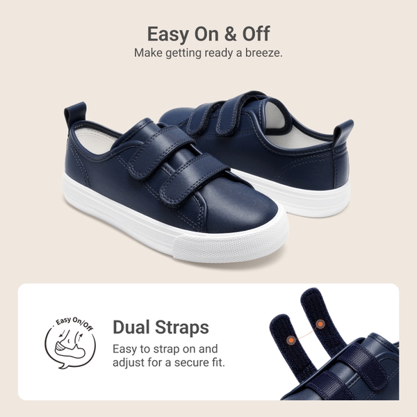 Girl's Glitter Sneakers - DENIM BLUE - 2