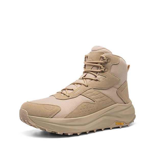 Men's Wide Toe Box Waterproof Hiking Boots - SAND -  0