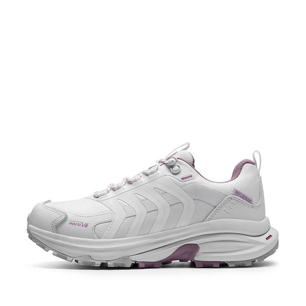 Women's DualStride Armadillo FieldLite Waterproof Hiking Shoes - WHITE/PURPLE - 1