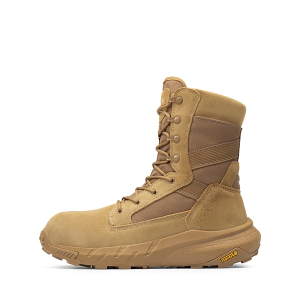 Men's Wide Fit Nano Composite Toe Safety Work Boots - COYOTE - 1
