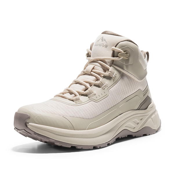 Women's Wide Fit Lightweight Color-Block Hiking Shoes - KHAKI-NEW -  0