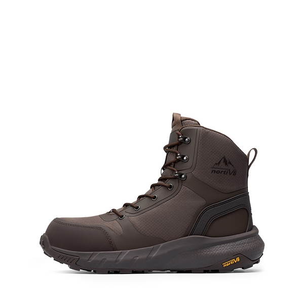 Men’s Wide Fit Nano Composite Toe Safety Boots - BROWN - 1
