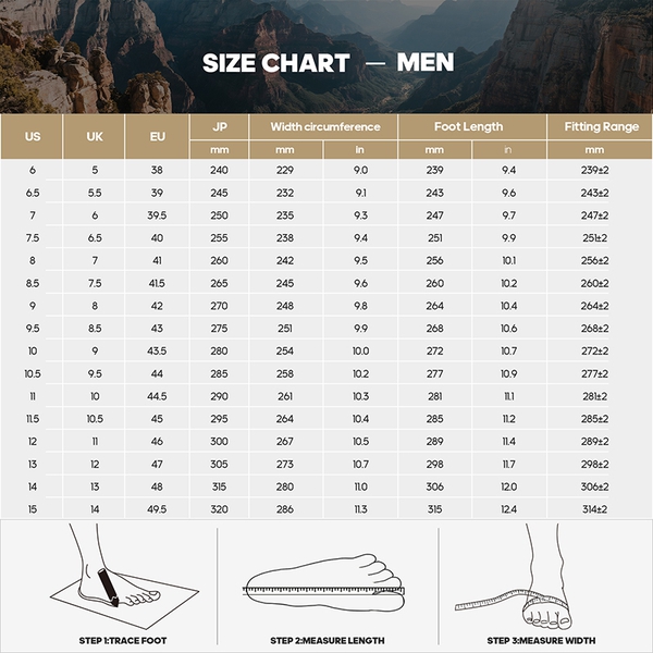 Men's Wide Toe Box Waterproof Hiking Boots - SAND - 10