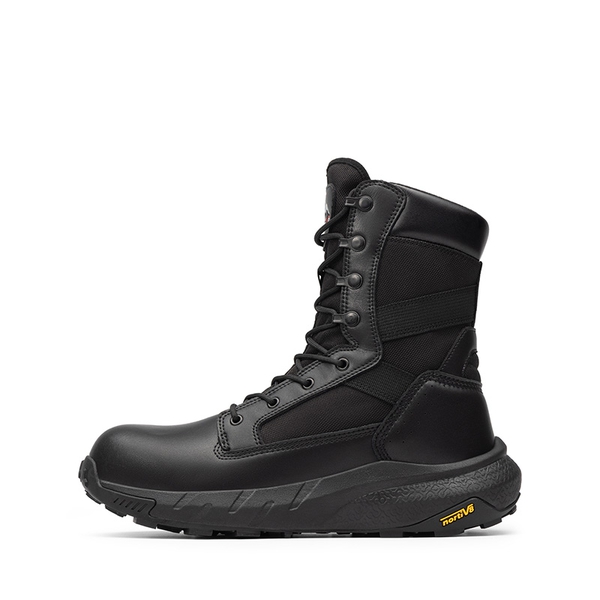Men's Wide Fit Nano Composite Toe Safety Work Boots - BLACK - 1