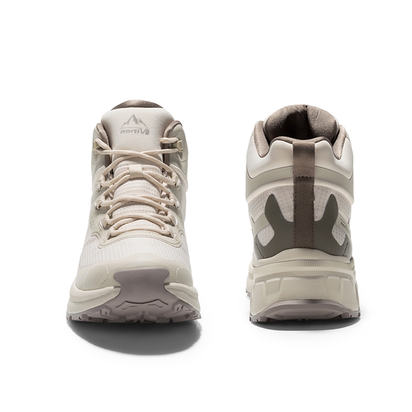 Women's Wide Fit Lightweight Color-Block Hiking Shoes - KHAKI-NEW - 7