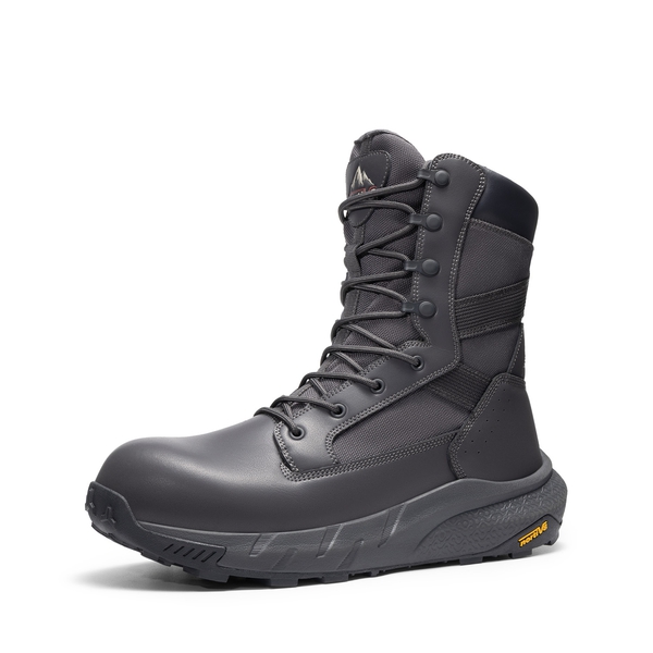 Men’s Nano Composite Toe Electrical Hazard Work Boots - GREY -  0