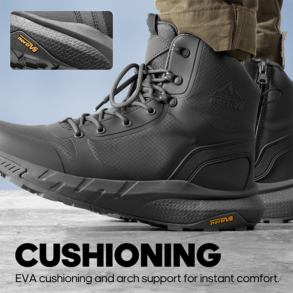 Men's Lightweight Military Tactical Boots - GREY - 2