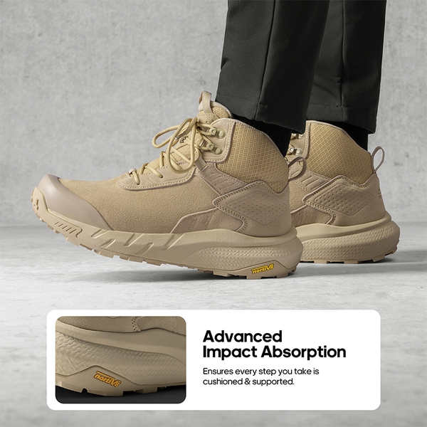 Men’s Breathable Waterproof Tactical Work Boots - SAND - 4
