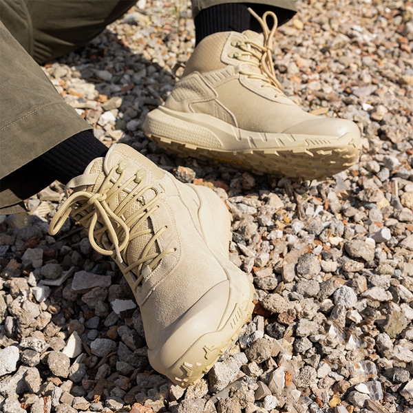 Men’s Breathable Waterproof Tactical Work Boots - SAND - 7