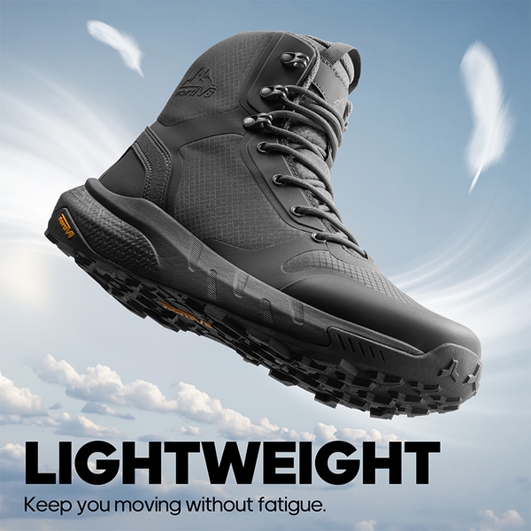 Men's Lightweight Military Tactical Boots - GREY - 3